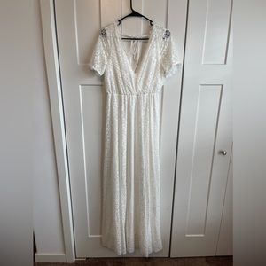 Baltic Born Venice White Lace Dress